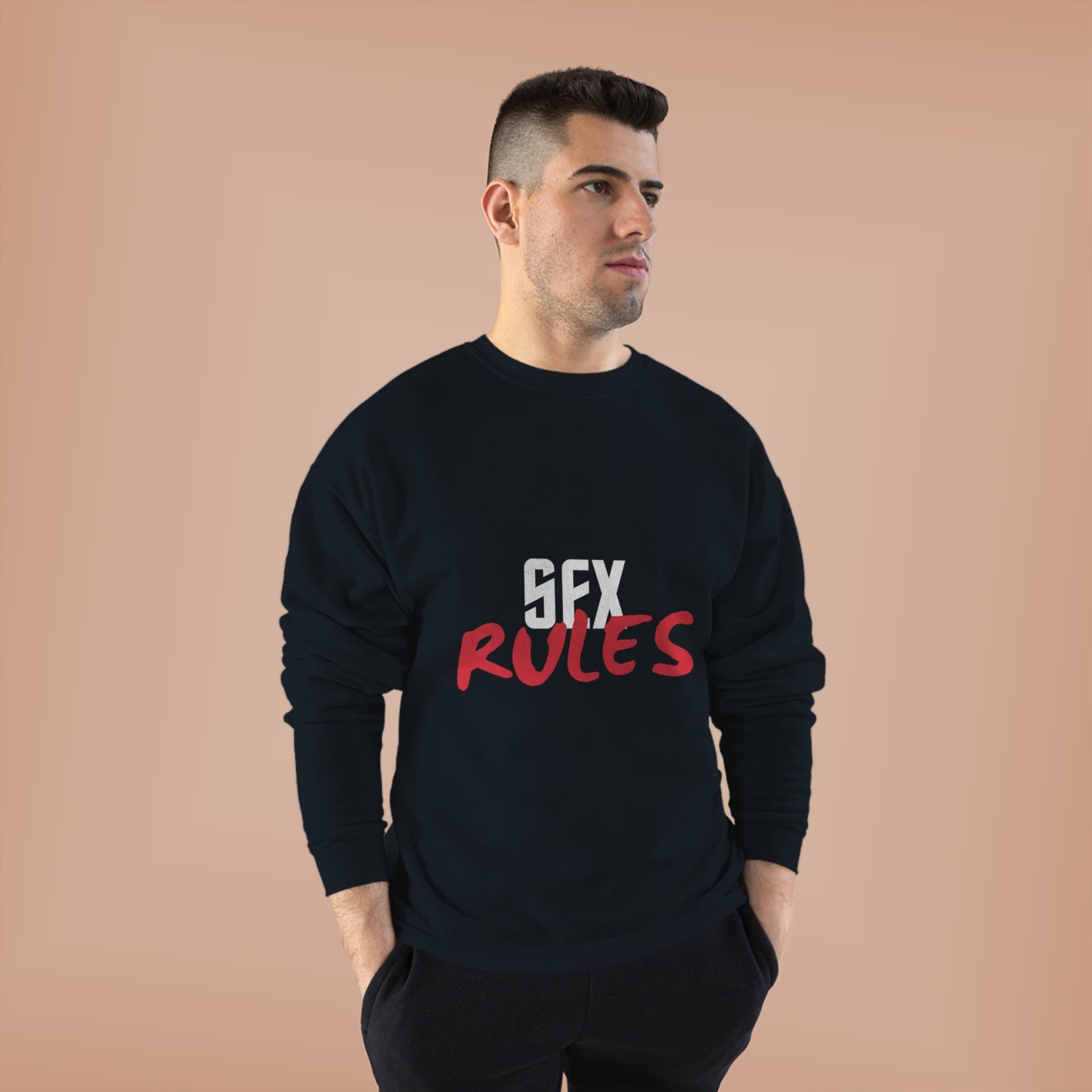 Eco-Friendly "Sex Rules" Basic Crewneck Sweatshirt by EcoSmart® (Unisex)