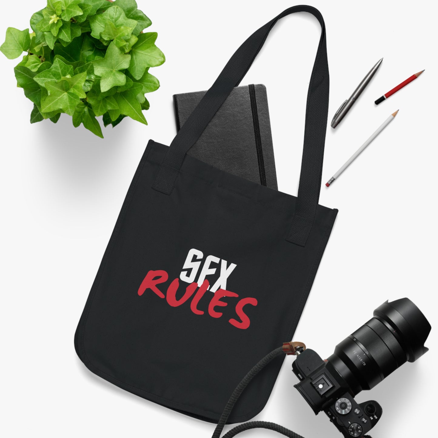 Organic Canvas "Sex Rules" Tote Bag