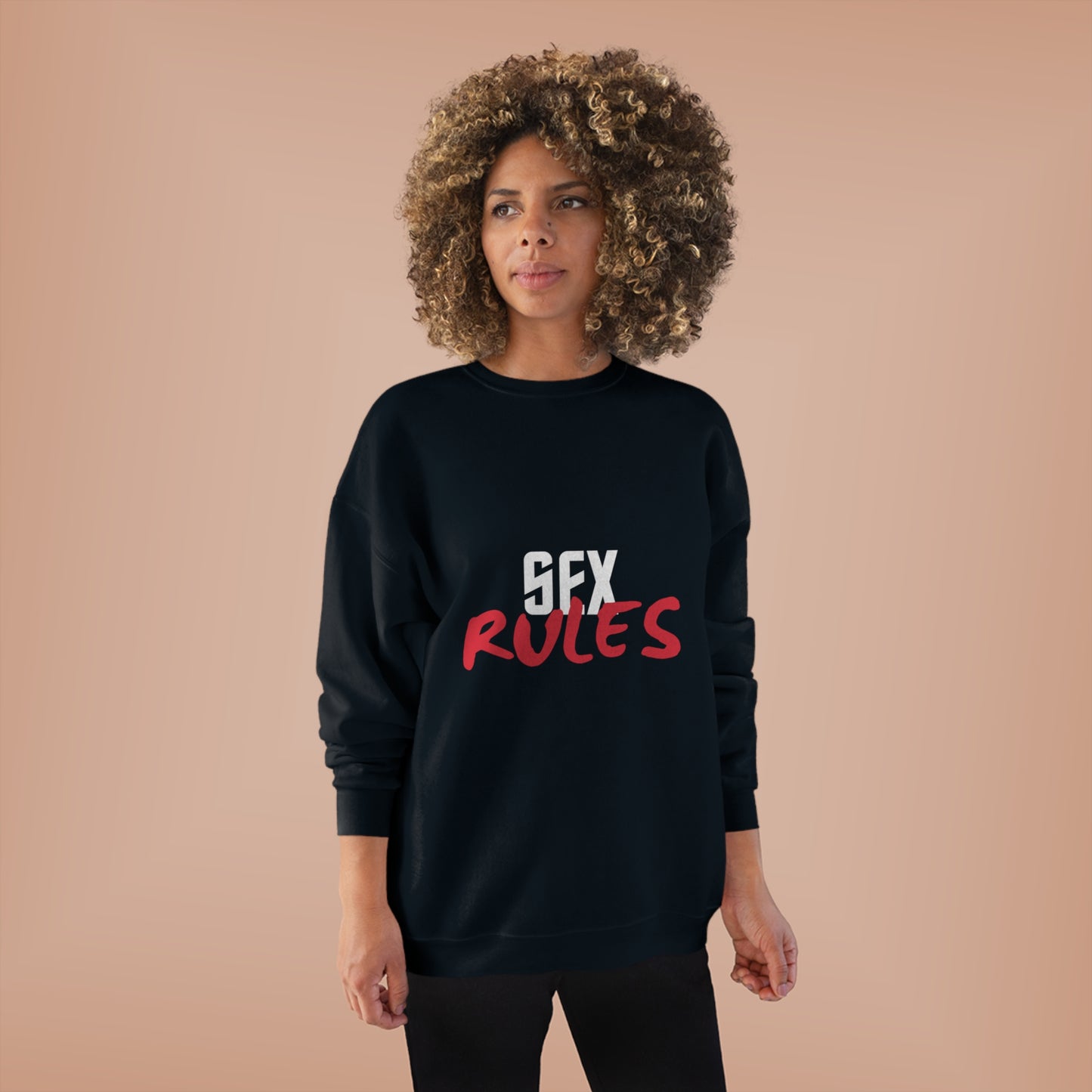 Eco-Friendly "Sex Rules" Basic Crewneck Sweatshirt by EcoSmart® (Unisex)