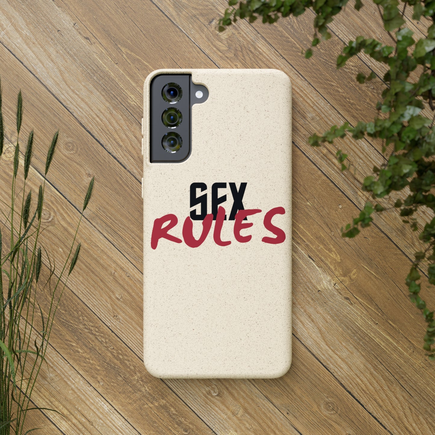 "Sex Rules" Biodegradable Cases (multiple options)