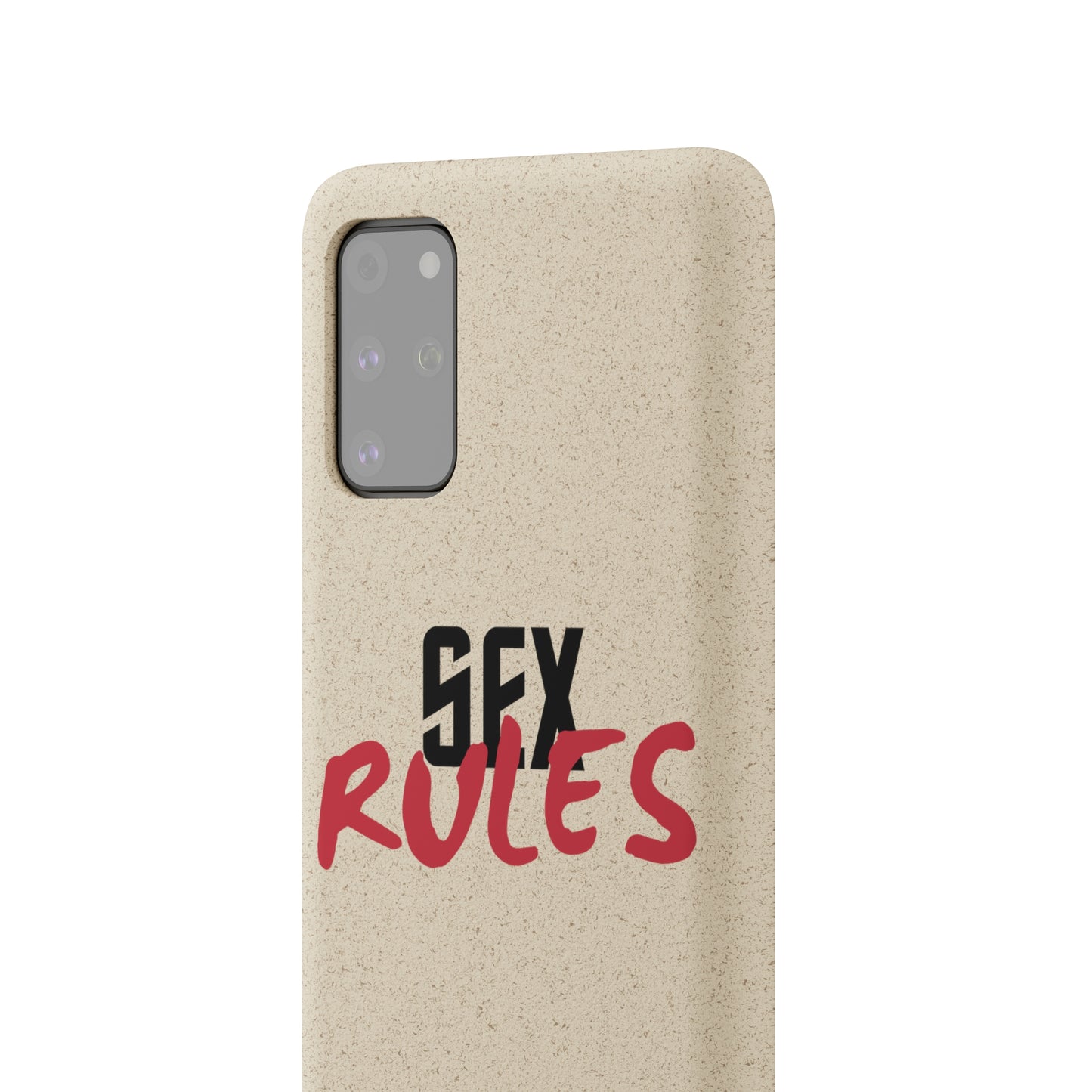 "Sex Rules" Biodegradable Cases (multiple options)