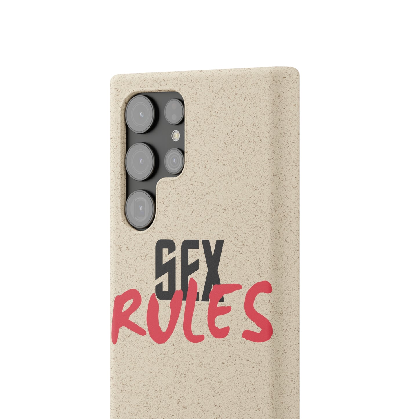 "Sex Rules" Biodegradable Cases (multiple options)