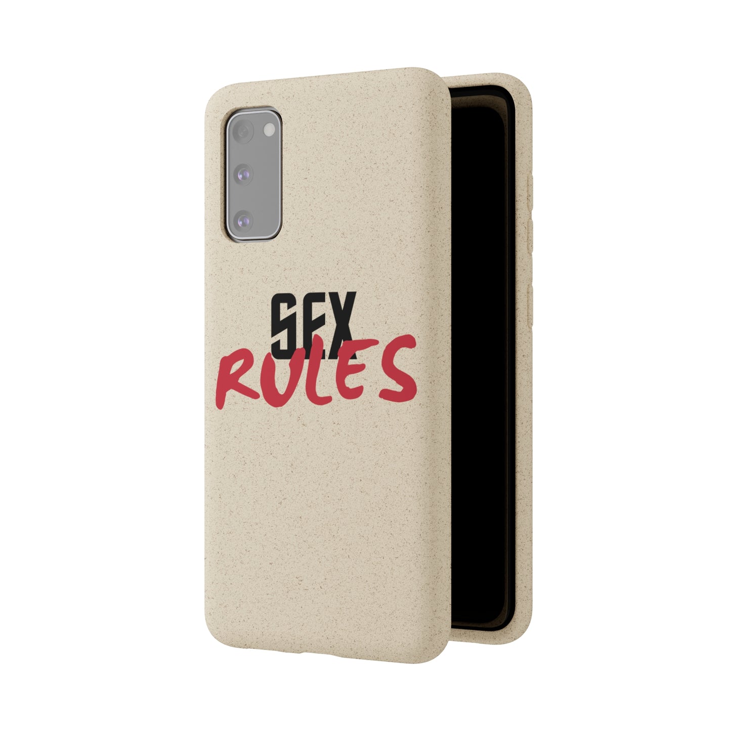 "Sex Rules" Biodegradable Cases (multiple options)