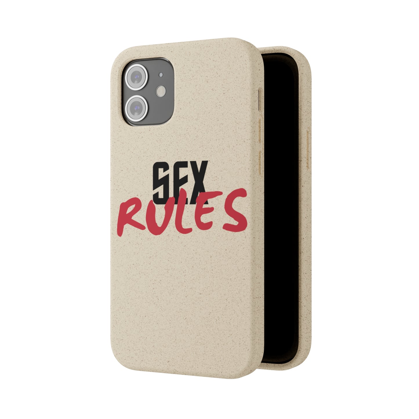 "Sex Rules" Biodegradable Cases (multiple options)