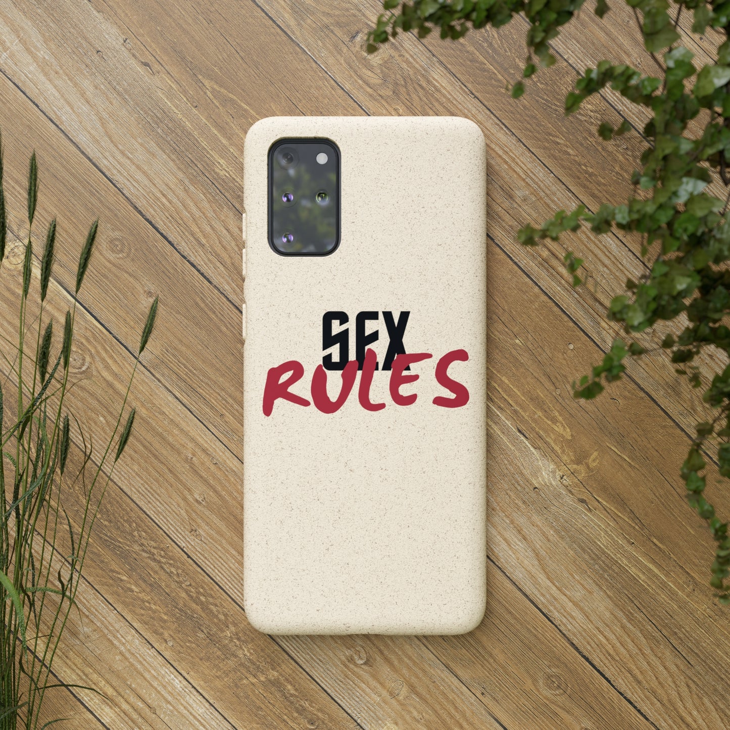 "Sex Rules" Biodegradable Cases (multiple options)