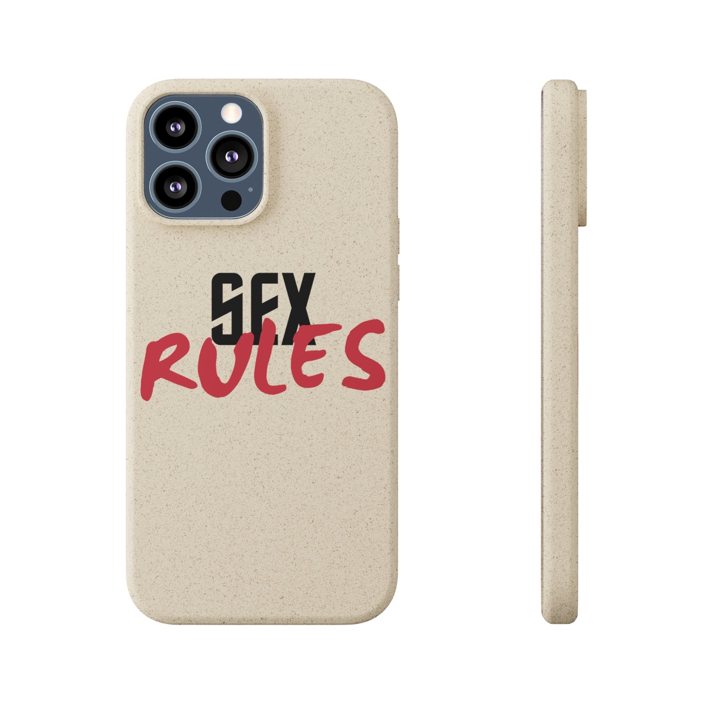 "Sex Rules" Biodegradable Cases (multiple options)