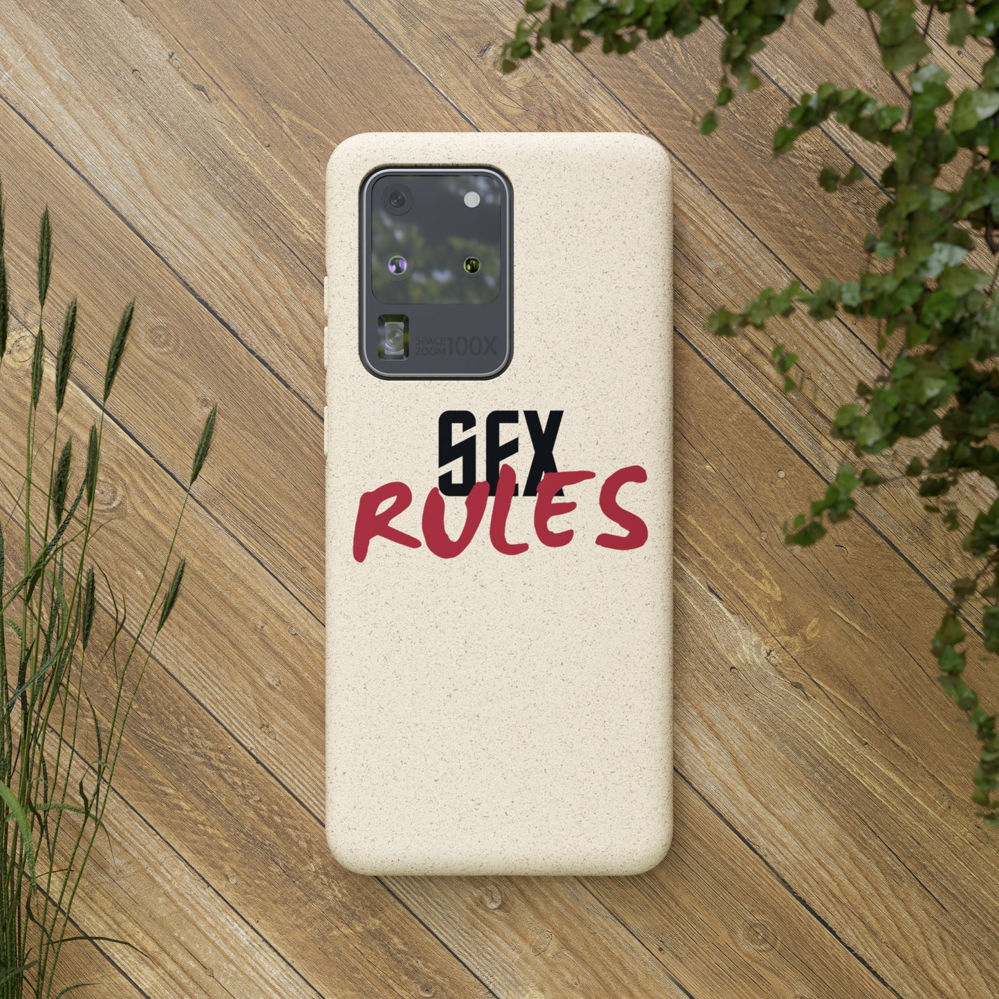 "Sex Rules" Biodegradable Cases (multiple options)