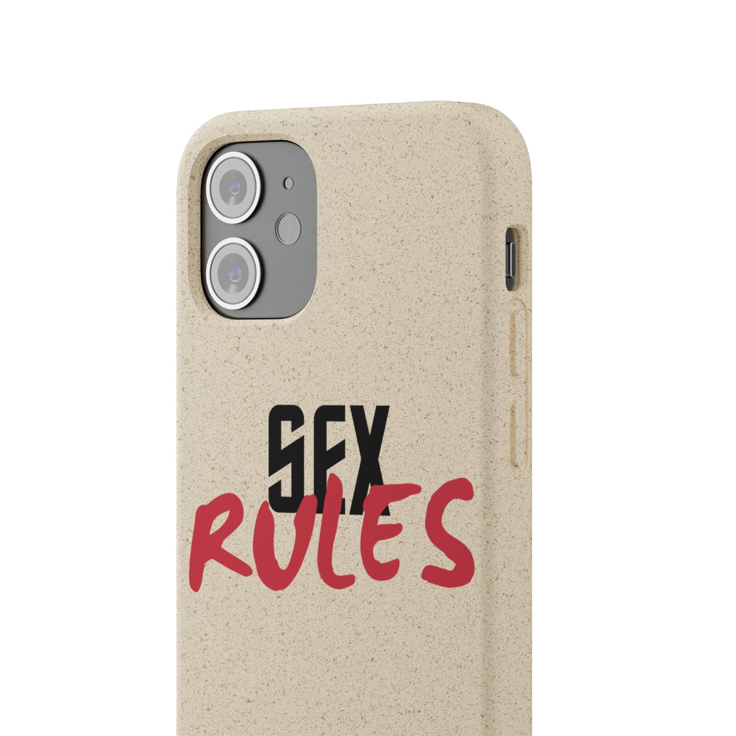 "Sex Rules" Biodegradable Cases (multiple options)