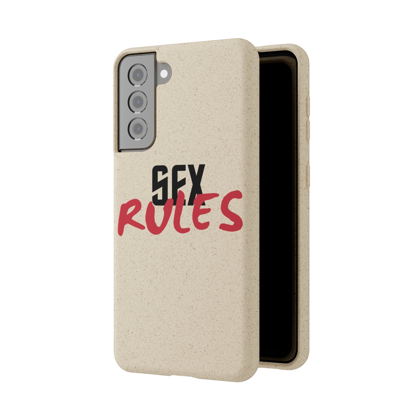 "Sex Rules" Biodegradable Cases (multiple options)