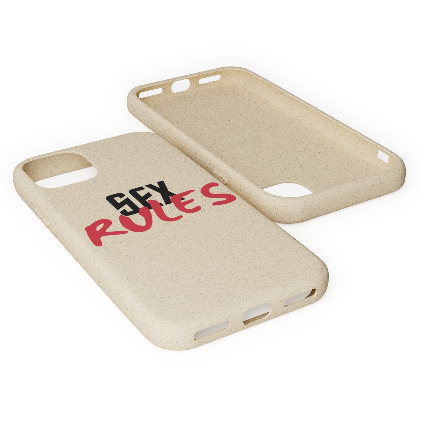 "Sex Rules" Biodegradable Cases (multiple options)