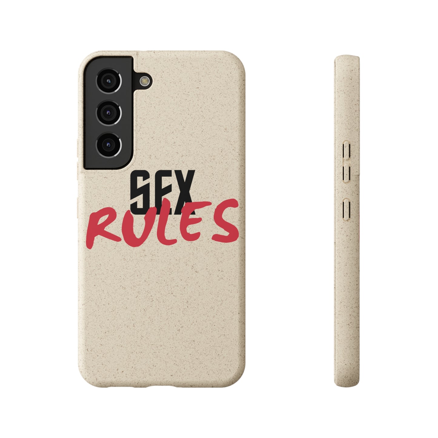 "Sex Rules" Biodegradable Cases (multiple options)