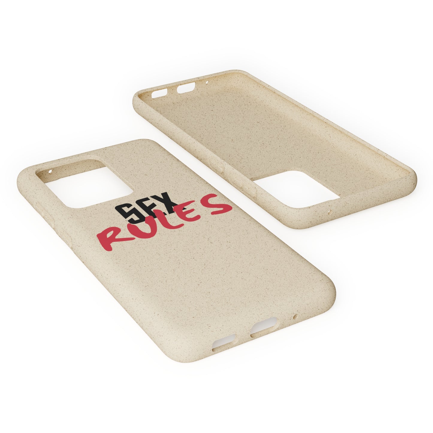 "Sex Rules" Biodegradable Cases (multiple options)