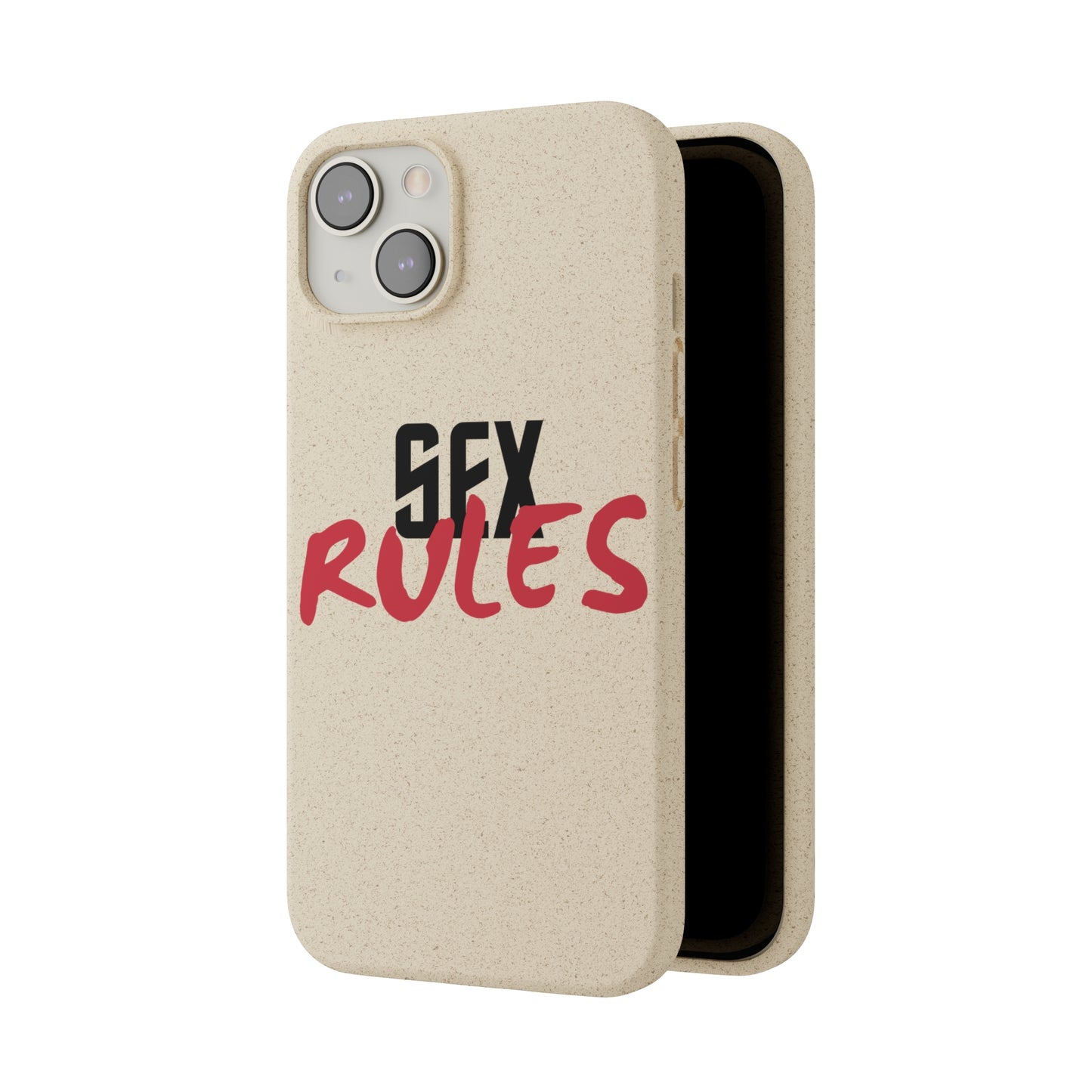 "Sex Rules" Biodegradable Cases (multiple options)