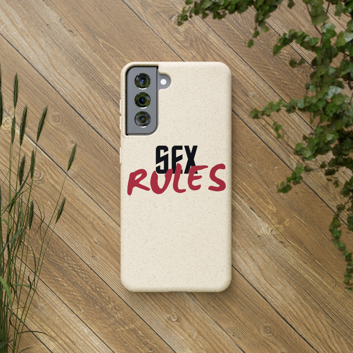 "Sex Rules" Biodegradable Cases (multiple options)