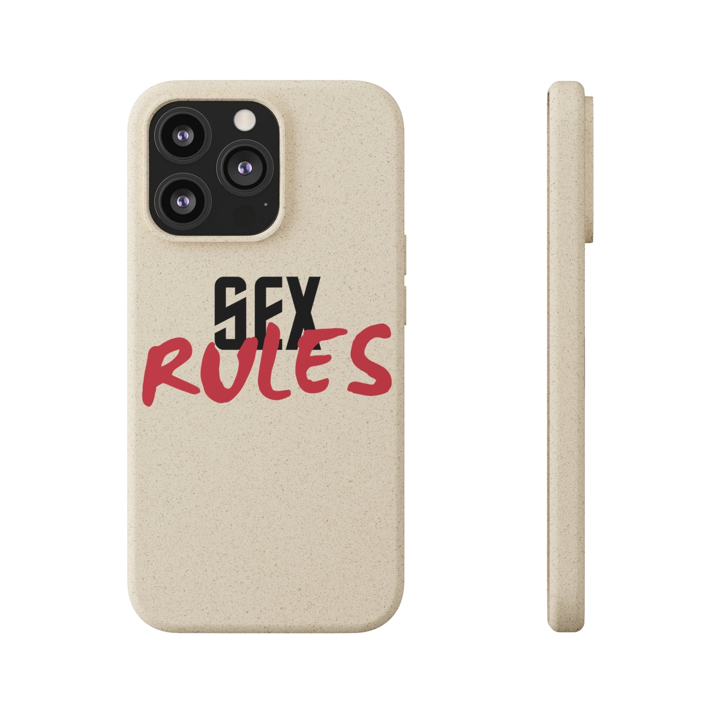 "Sex Rules" Biodegradable Cases (multiple options)