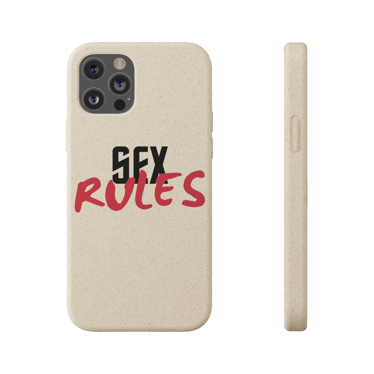 "Sex Rules" Biodegradable Cases (multiple options)