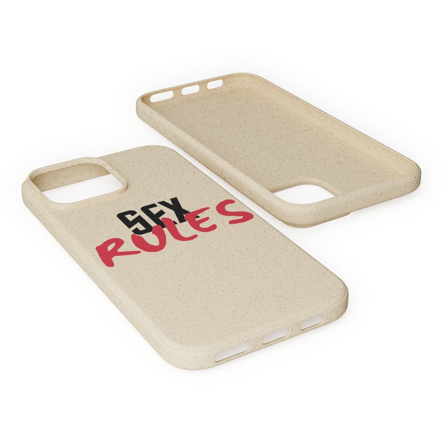 "Sex Rules" Biodegradable Cases (multiple options)