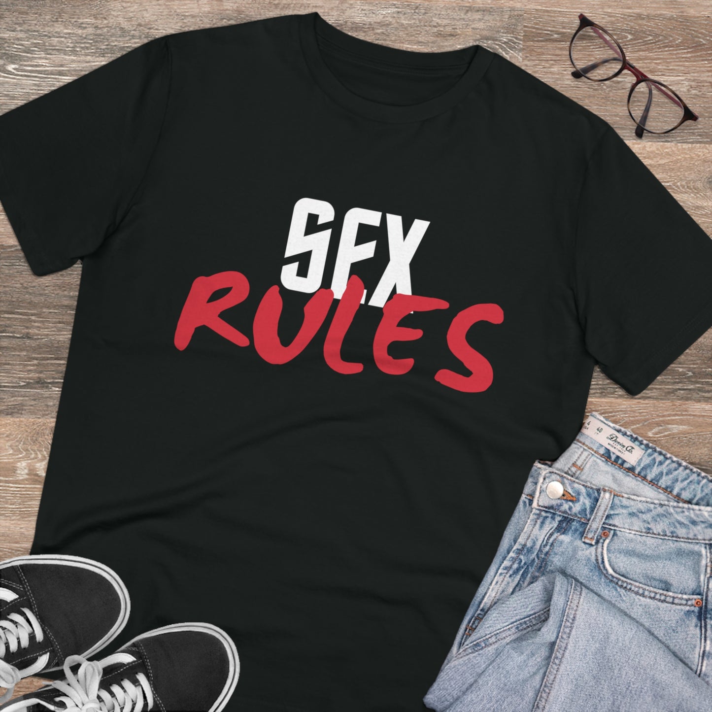 Eco-friendly Organic Cotton "Sex Rules" Basic T-shirt (Unisex)