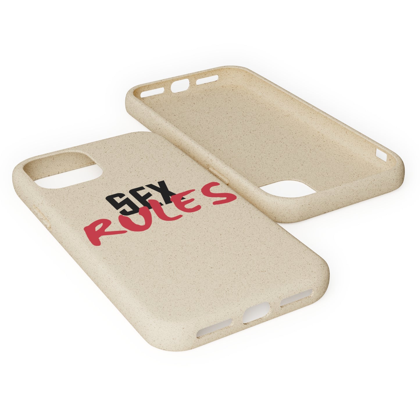 "Sex Rules" Biodegradable Cases (multiple options)