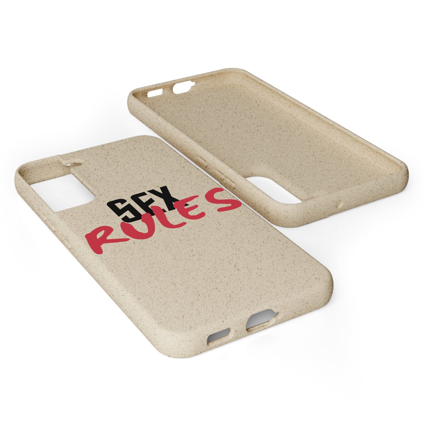 "Sex Rules" Biodegradable Cases (multiple options)