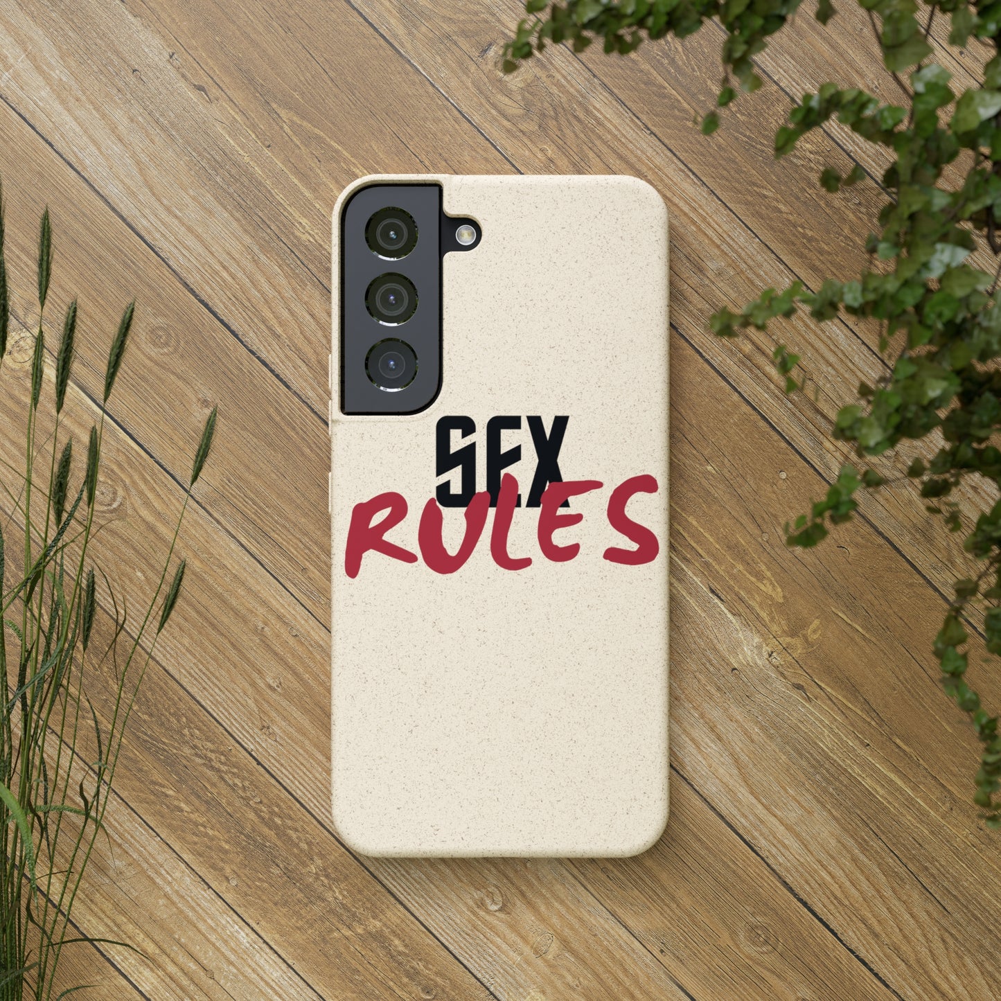 "Sex Rules" Biodegradable Cases (multiple options)