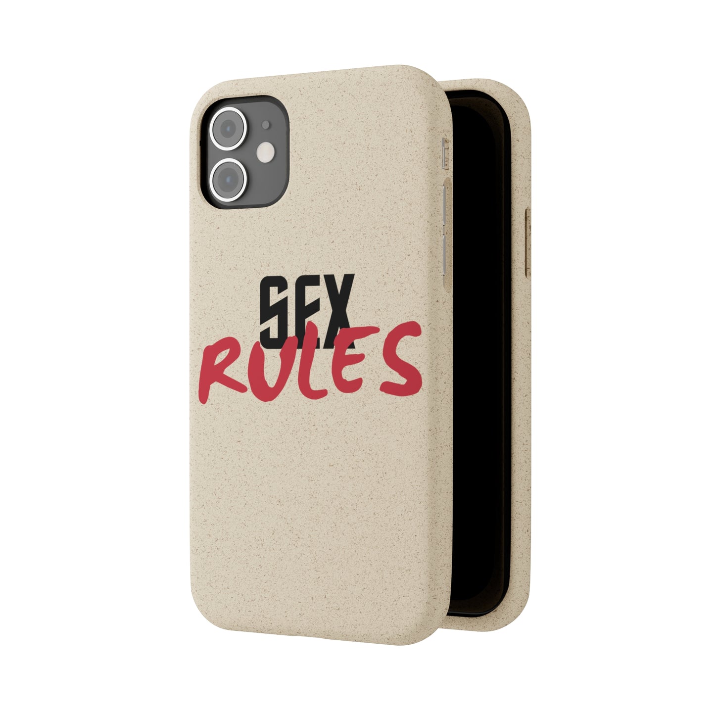 "Sex Rules" Biodegradable Cases (multiple options)