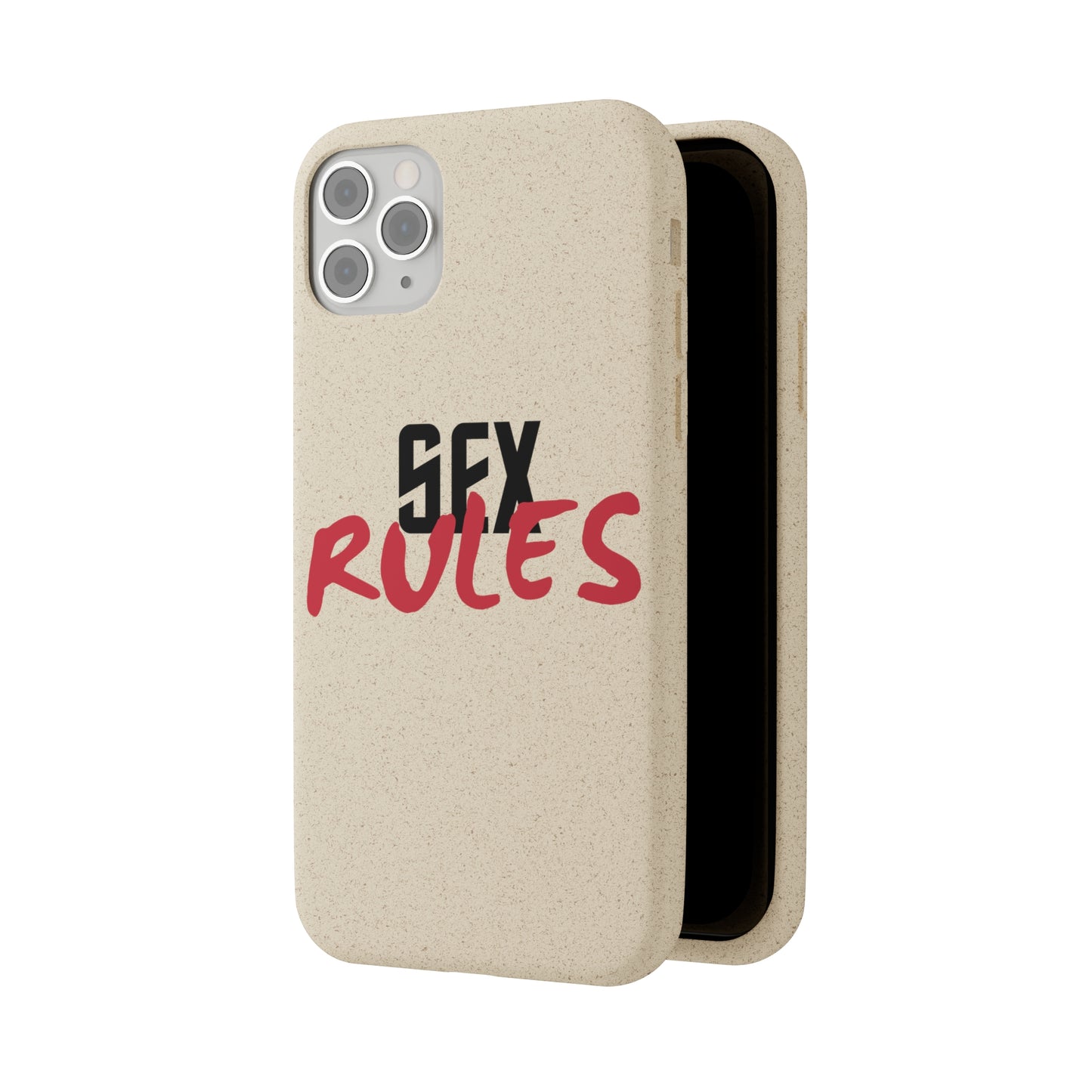 "Sex Rules" Biodegradable Cases (multiple options)