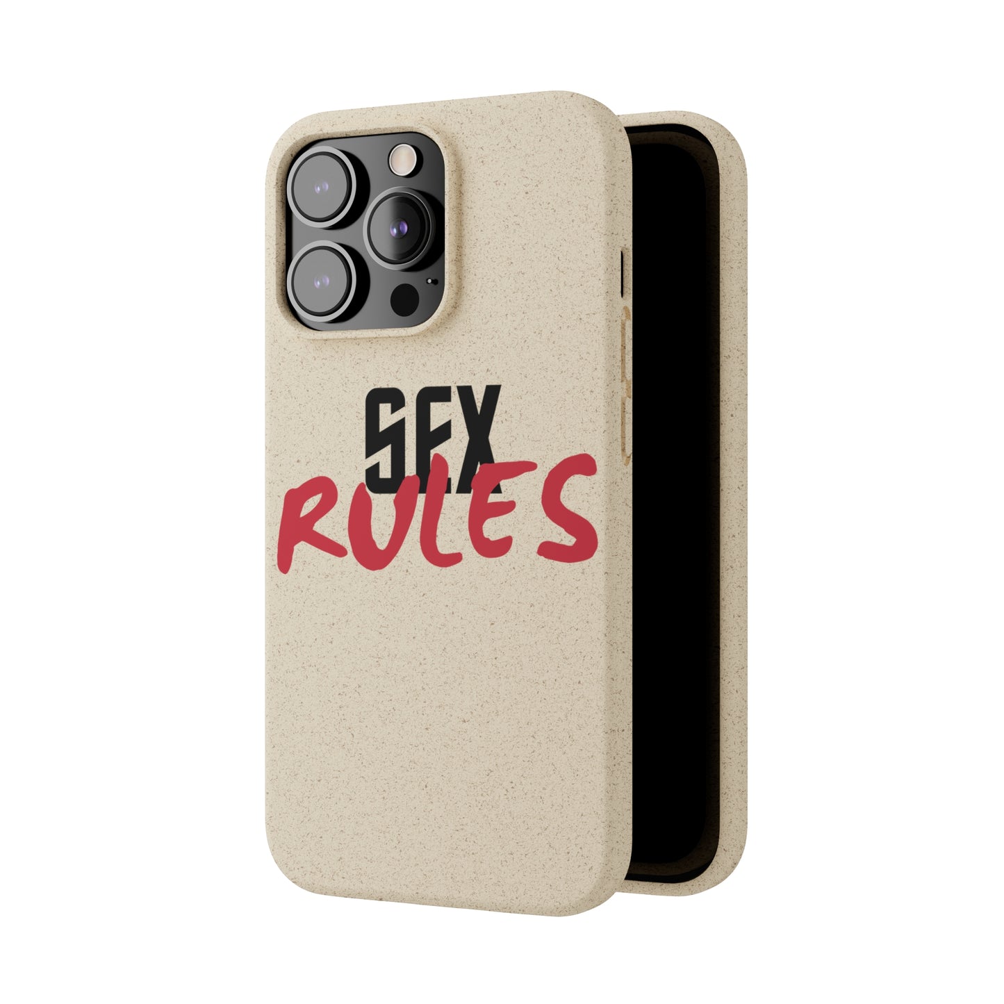 "Sex Rules" Biodegradable Cases (multiple options)