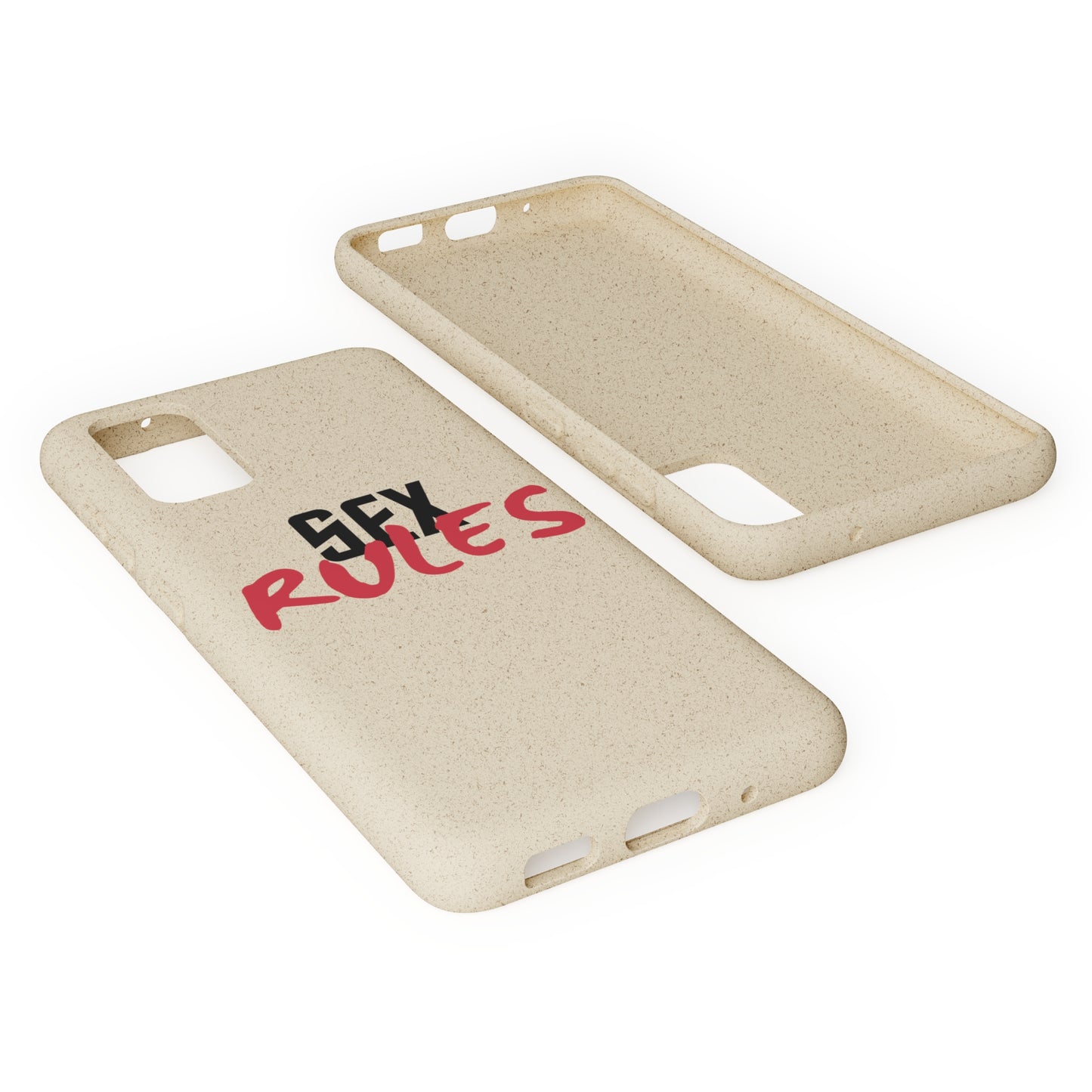 "Sex Rules" Biodegradable Cases (multiple options)