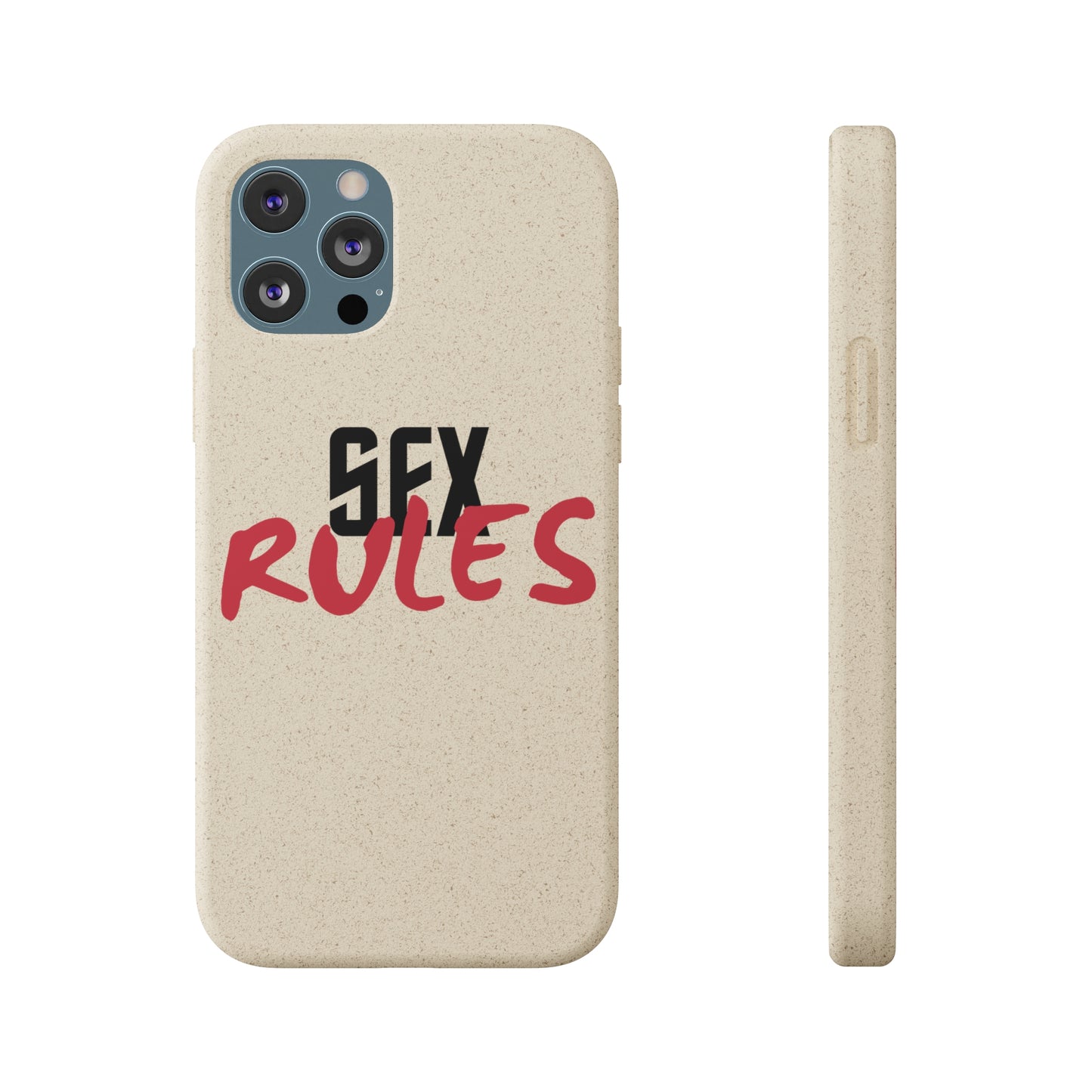 "Sex Rules" Biodegradable Cases (multiple options)