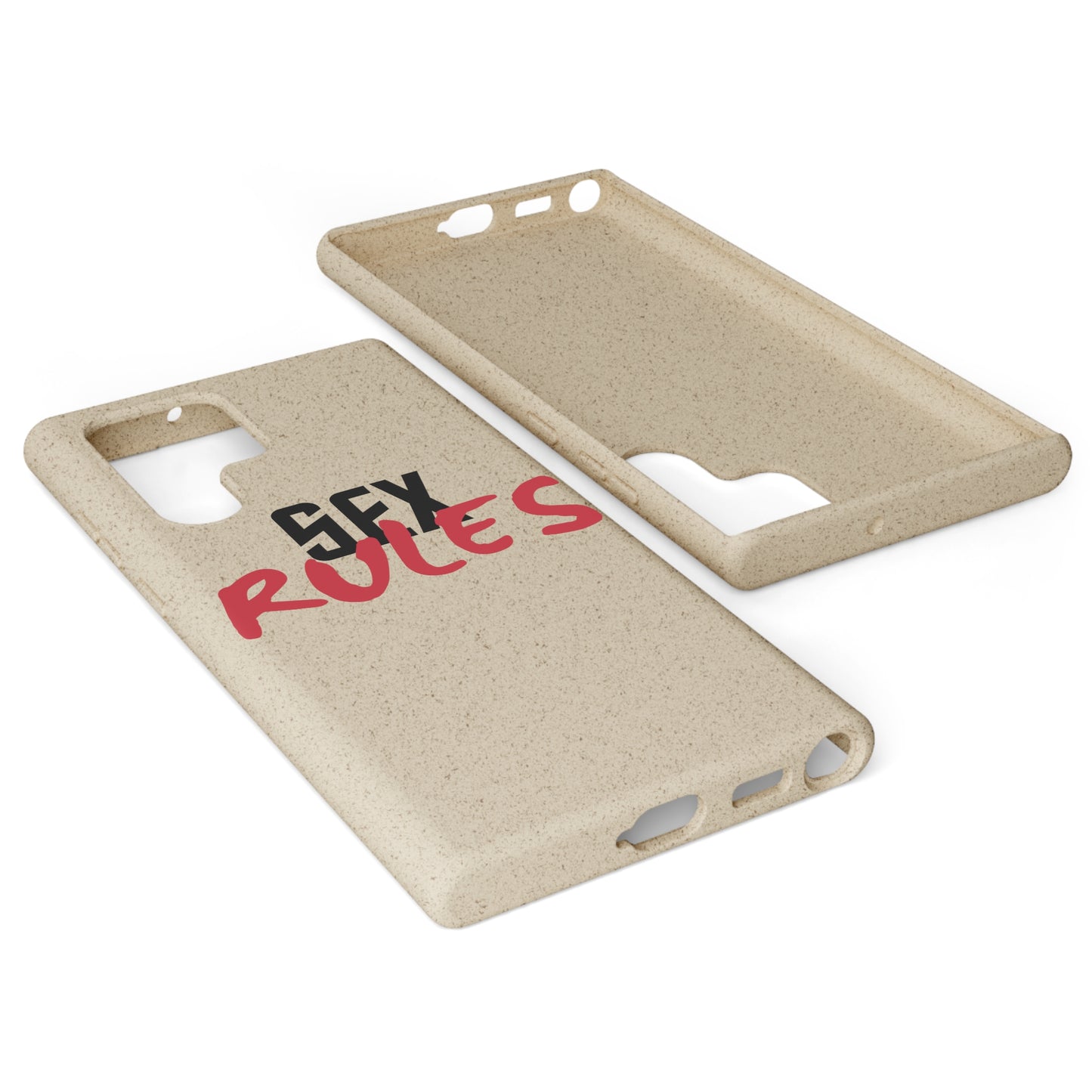 "Sex Rules" Biodegradable Cases (multiple options)