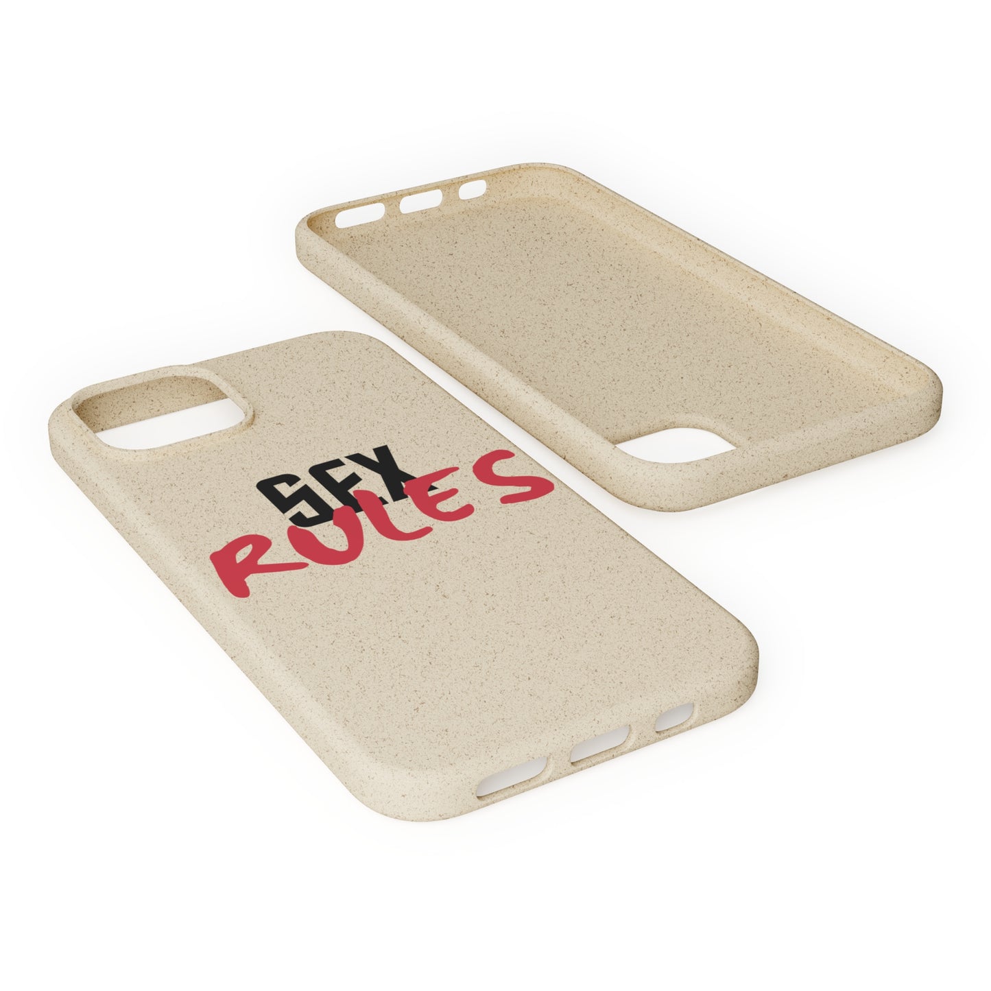 "Sex Rules" Biodegradable Cases (multiple options)