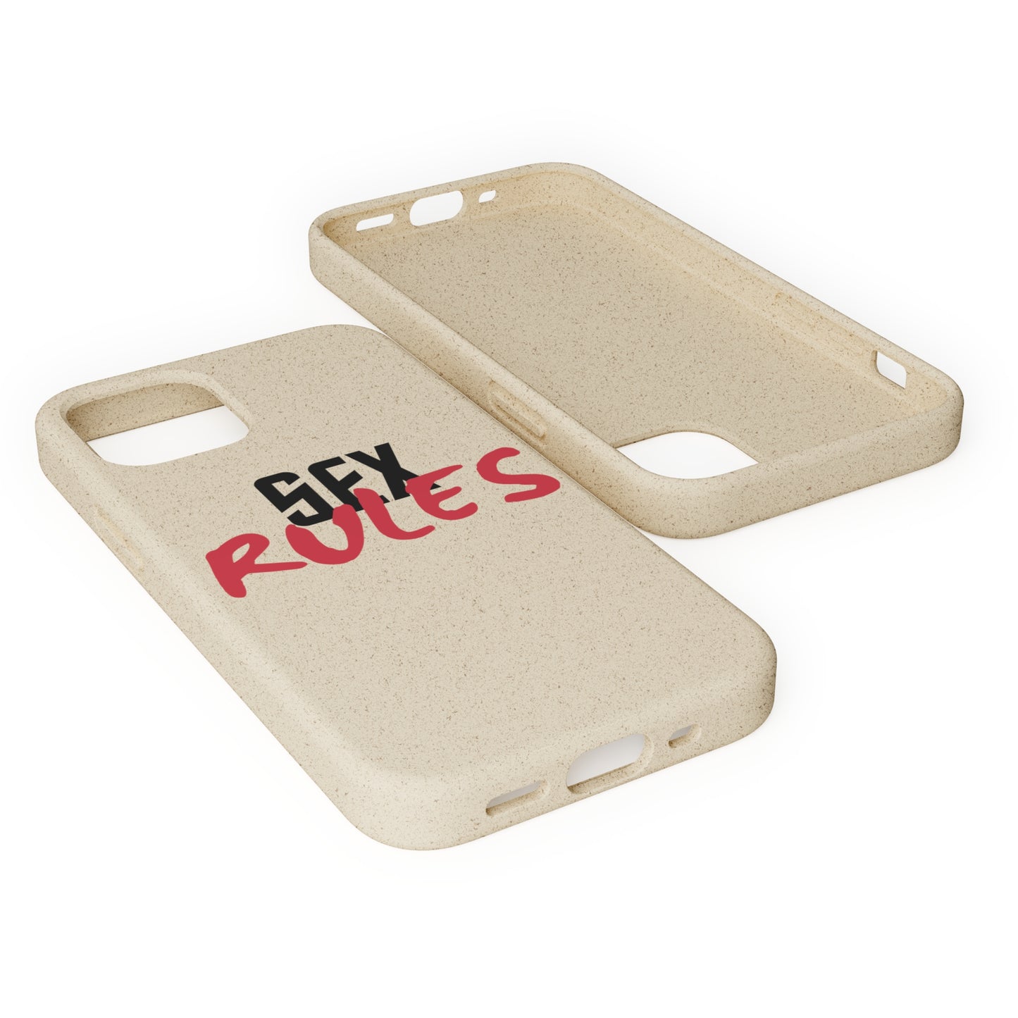 "Sex Rules" Biodegradable Cases (multiple options)